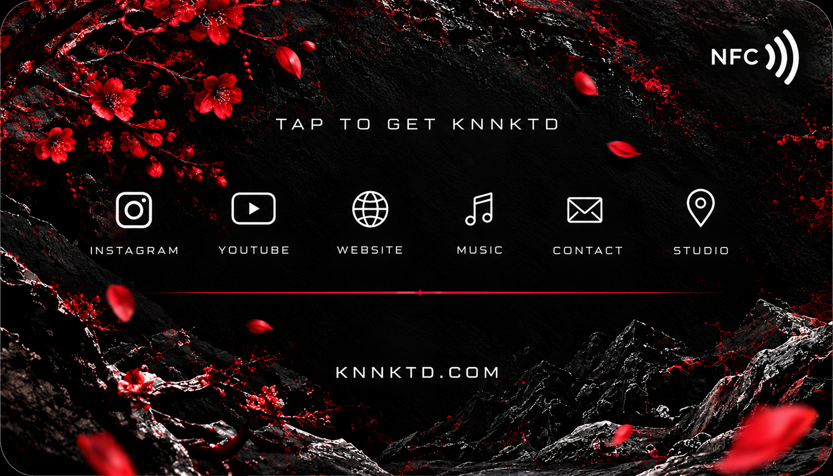 KNNKTD NFC business card — back