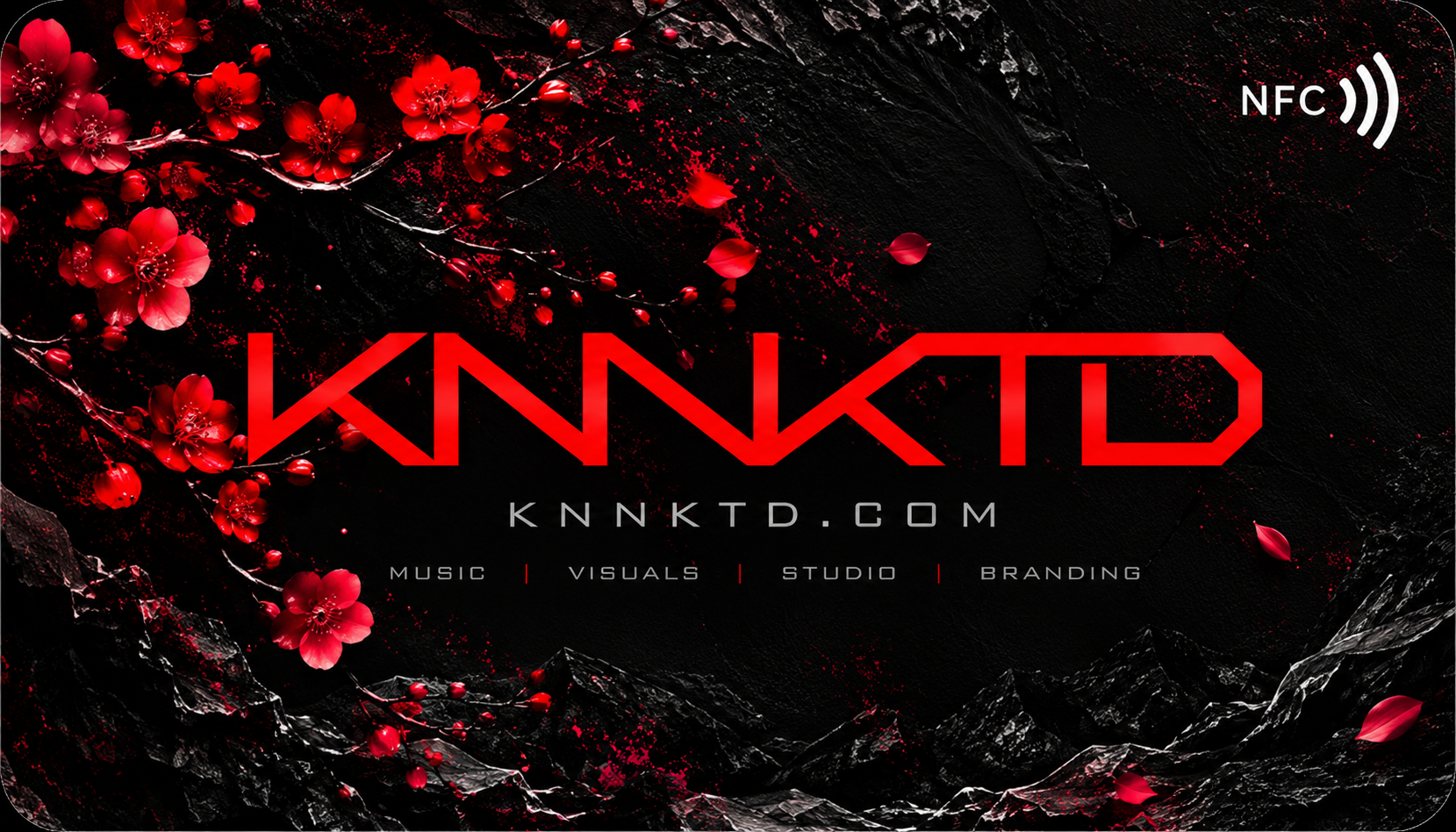 KNNKTD NFC business card — front